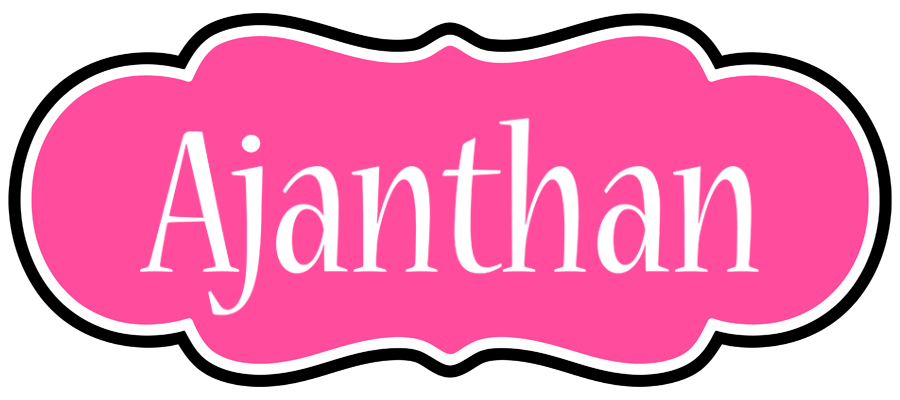Ajanthan invitation logo