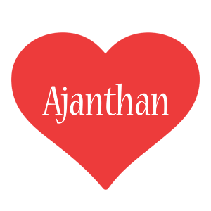 Ajanthan love logo