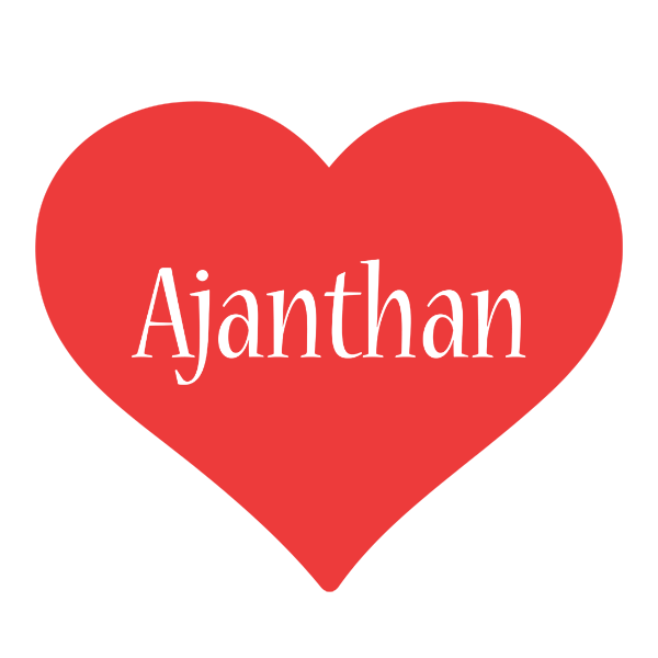 Ajanthan love logo