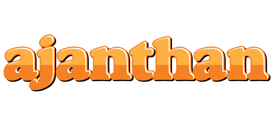 Ajanthan orange logo
