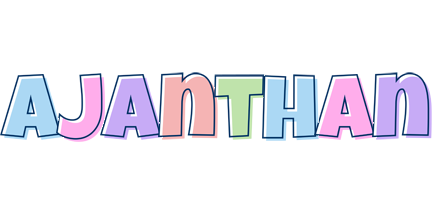 Ajanthan pastel logo