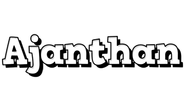 Ajanthan snowing logo