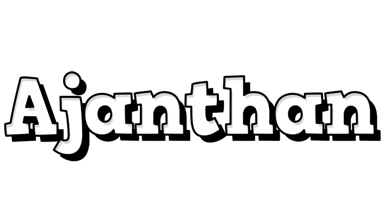 Ajanthan snowing logo