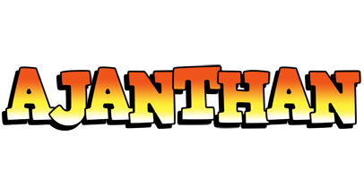 Ajanthan sunset logo