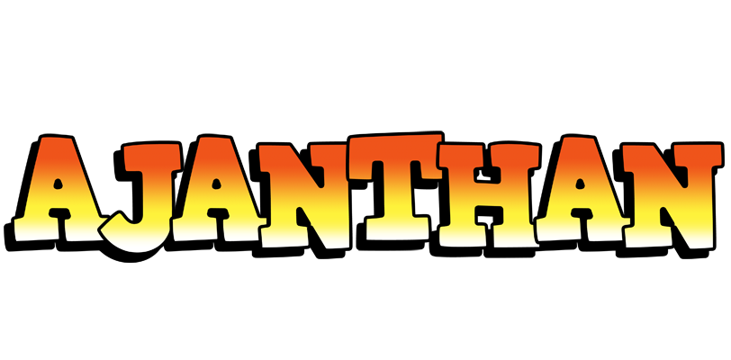 Ajanthan sunset logo