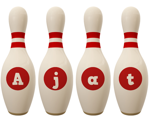 Ajat bowling-pin logo