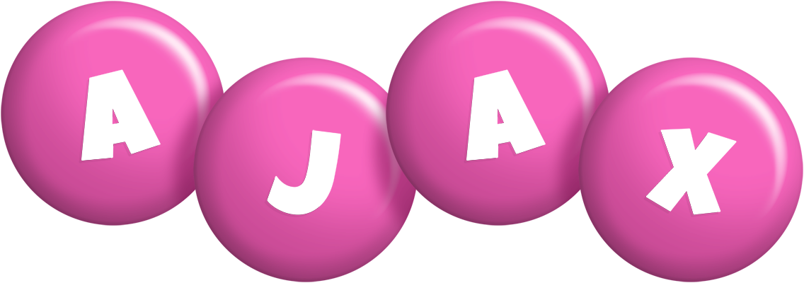 Ajax candy-pink logo