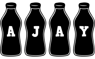 Ajay bottle logo
