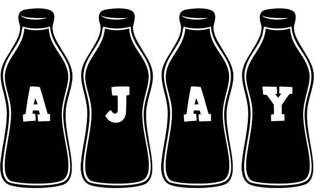 Ajay bottle logo