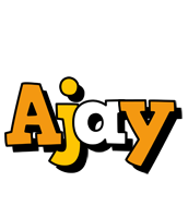 Ajay cartoon logo