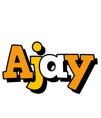 Ajay cartoon logo