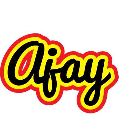 Ajay flaming logo