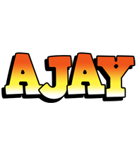 Ajay sunset logo