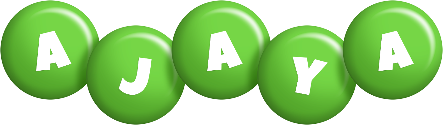 Ajaya candy-green logo