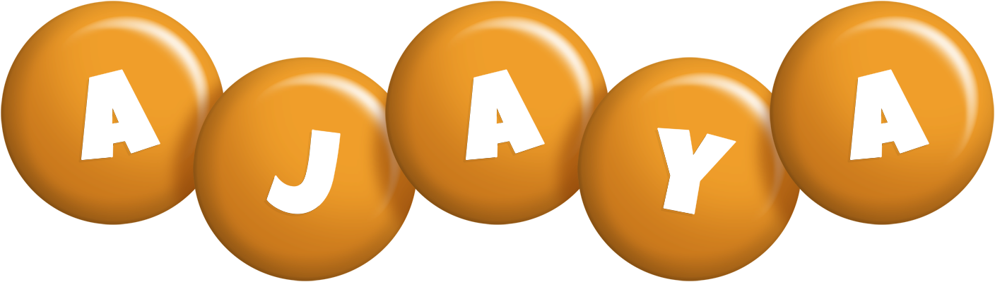 Ajaya candy-orange logo