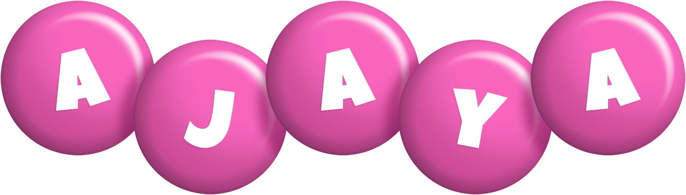 Ajaya candy-pink logo