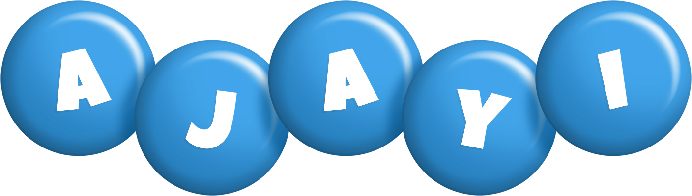 Ajayi candy-blue logo