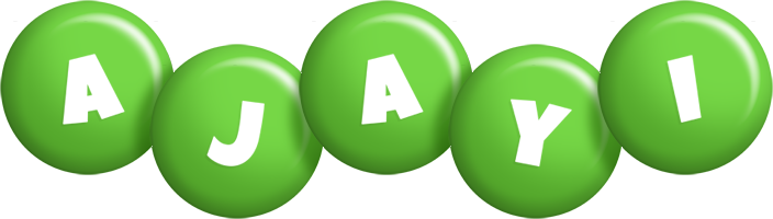 Ajayi candy-green logo