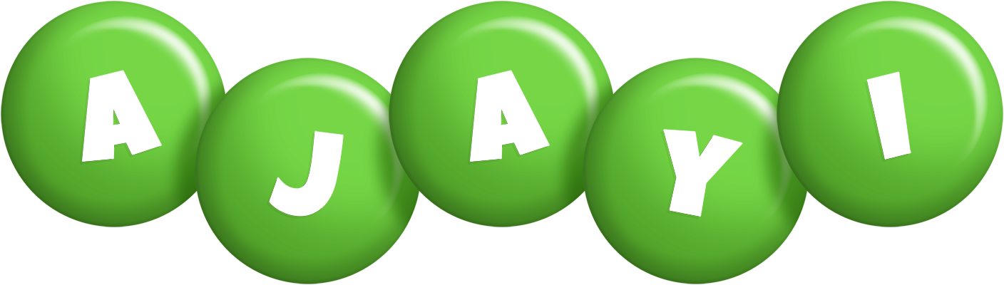 Ajayi candy-green logo