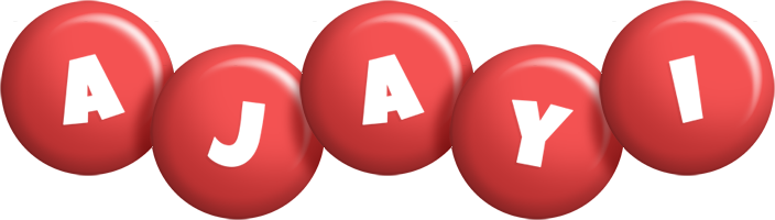 Ajayi candy-red logo