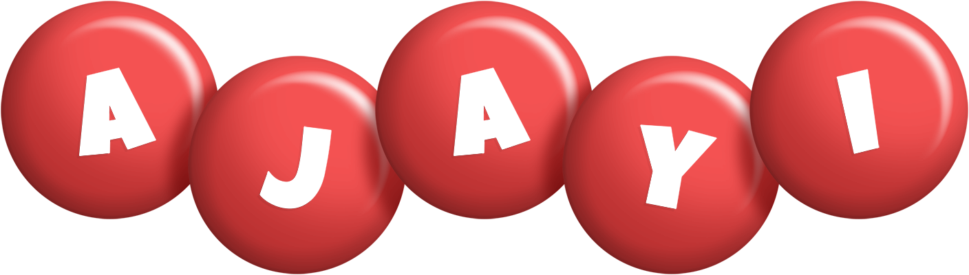 Ajayi candy-red logo