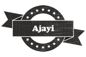 Ajayi grunge logo