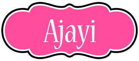 Ajayi invitation logo