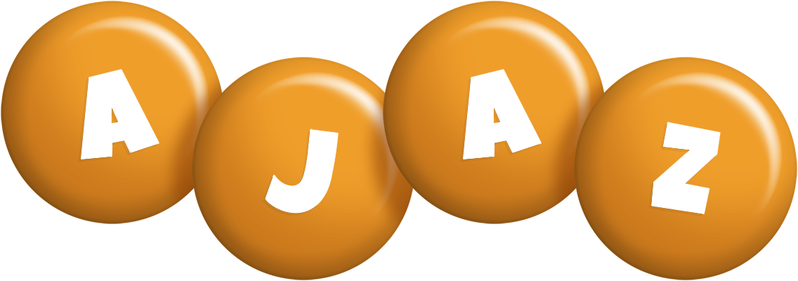 Ajaz candy-orange logo