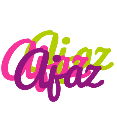 Ajaz flowers logo