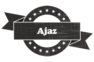 Ajaz grunge logo