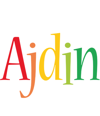 Ajdin birthday logo