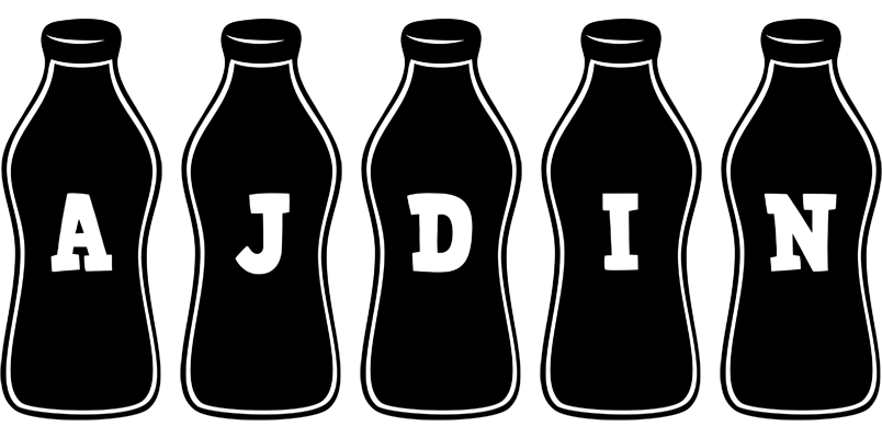 Ajdin bottle logo