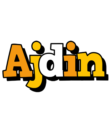 Ajdin cartoon logo