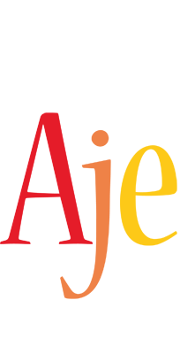 Aje birthday logo