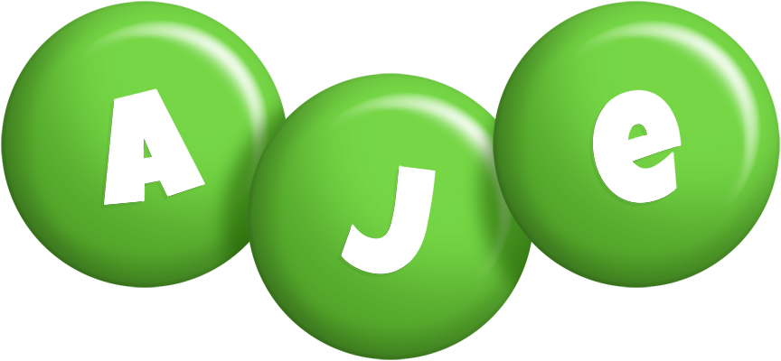 Aje candy-green logo