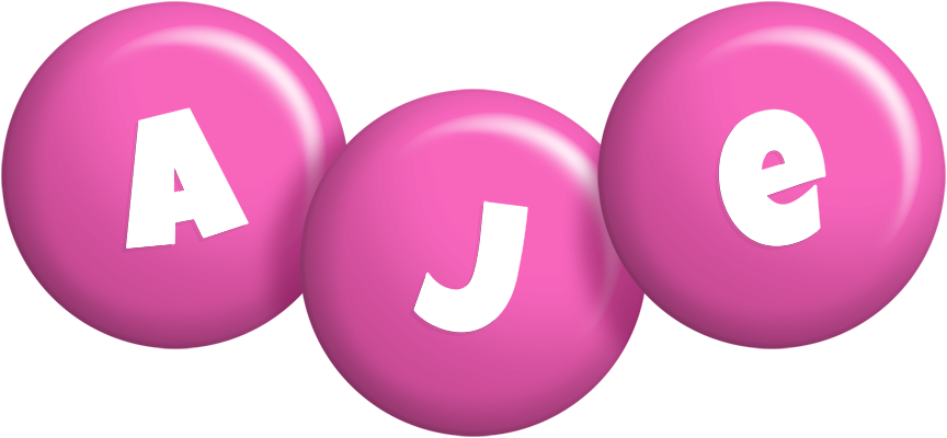 Aje candy-pink logo