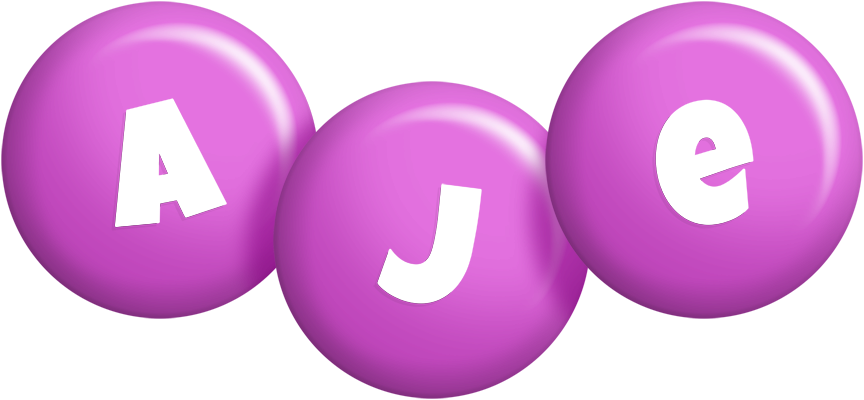 Aje candy-purple logo