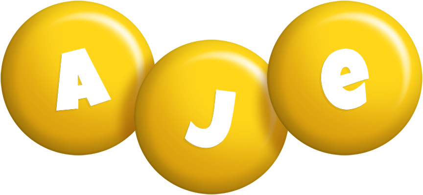 Aje candy-yellow logo
