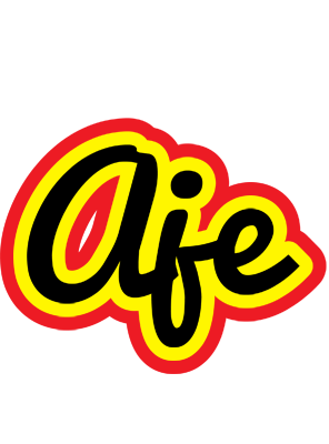 Aje flaming logo