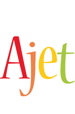 Ajet birthday logo