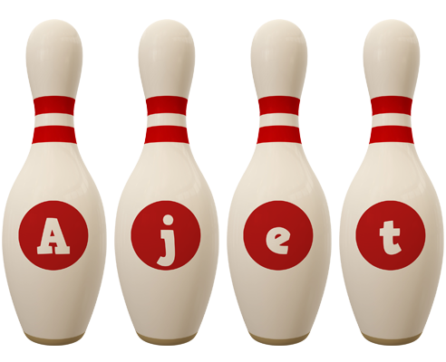 Ajet bowling-pin logo