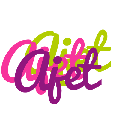 Ajet flowers logo