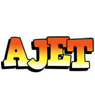 Ajet sunset logo