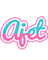 Ajet woman logo