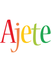 Ajete birthday logo