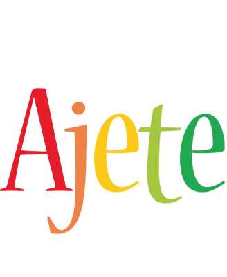 Ajete birthday logo