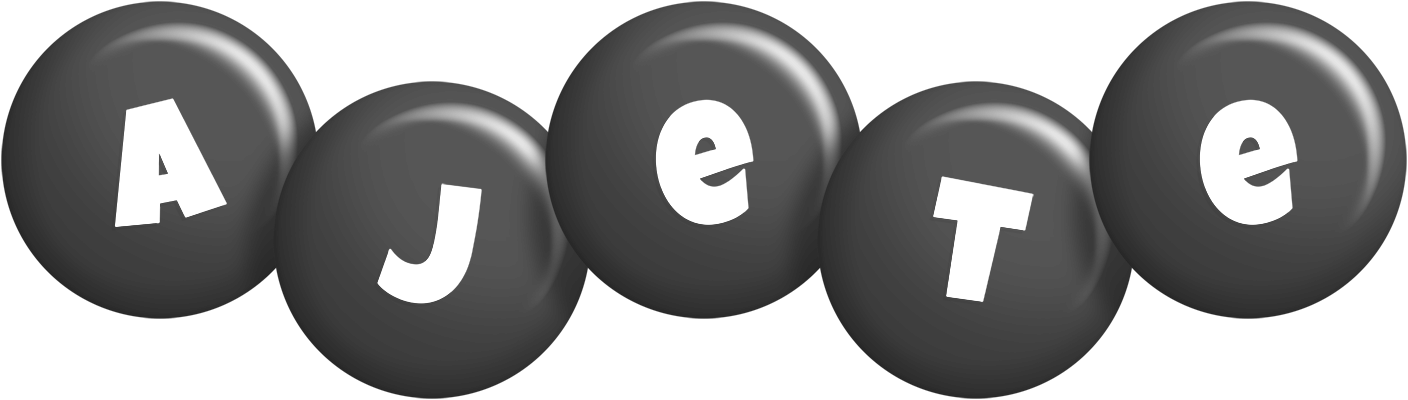 Ajete candy-black logo