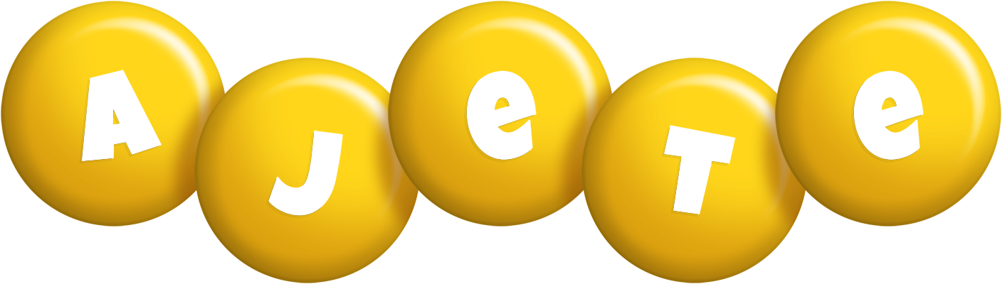 Ajete candy-yellow logo