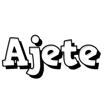 Ajete snowing logo