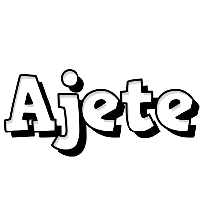 Ajete snowing logo